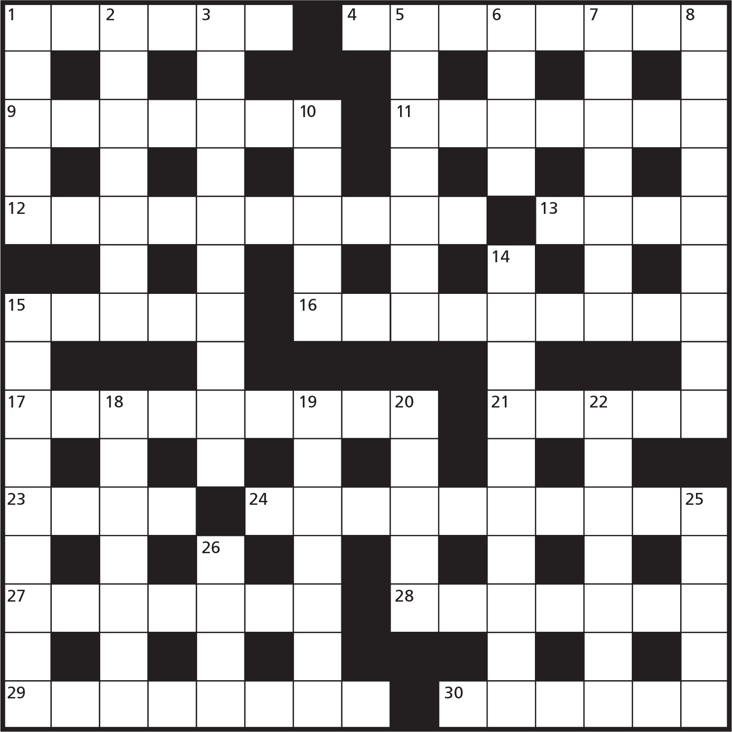 Printable Reverse Crossword Puzzle Printable Crossword Puzzles