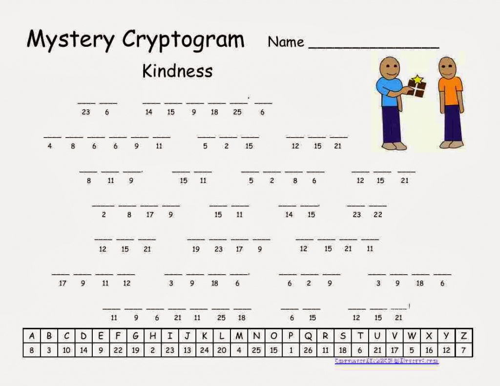 Cryptograms! | Cjrl: Kids Zone With Regard To Free Printable - Free - Printable Quiptoquip Puzzles