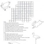 Curious Crosswords: Animal Crossword   Printable Crossword Animal