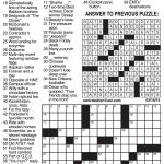 Daily Crossword Puzzle Printable – Jowo   Free La Times Crossword   La Times Printable Crossword Puzzles 2019