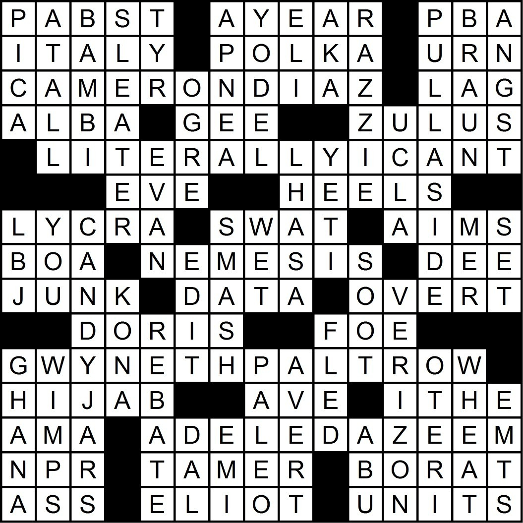 not pizzicato crossword clues