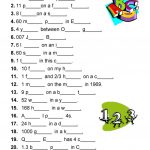 Diltoids  Number/letter Puzzles Worksheet   Free Esl Printable   Worksheet English Puzzle