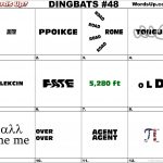 Dingbat & Whatzit Rebus Puzzles #dingbats #whatzits #rebus #puzzle   Printable Rebus Puzzles