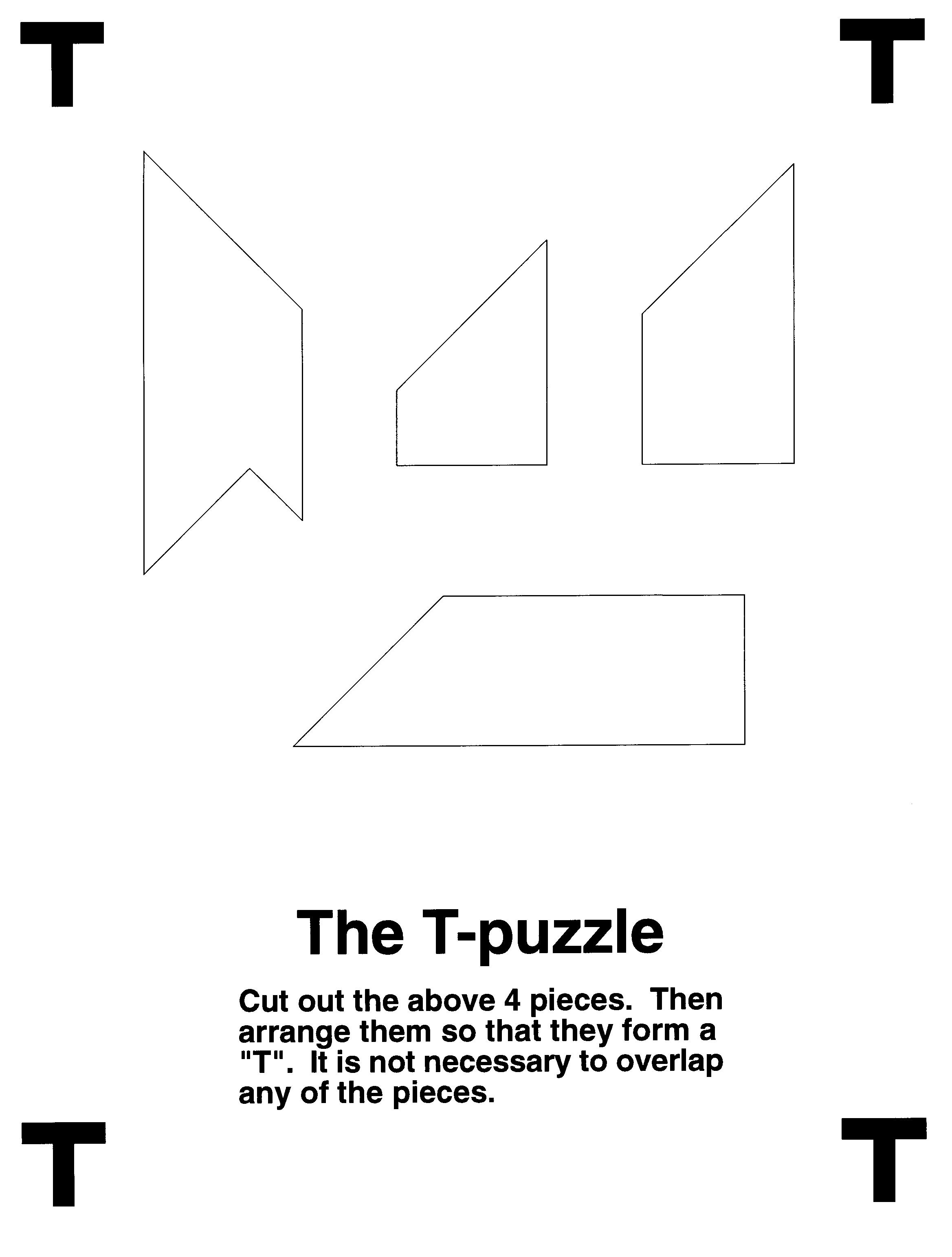 Diy Puzzles | Puzzles.ca - T Puzzle Printable