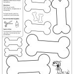 Dog Bone Shapes   Tim's Printables   Free Printable Dog Puzzle