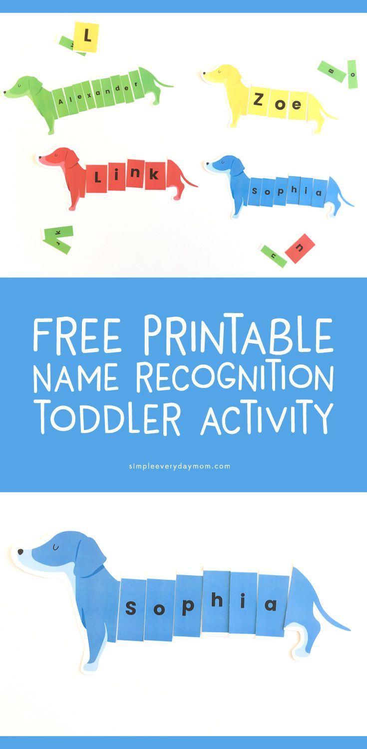 Dog Puzzle Name Activity | Simple Everyday Mom | Printable - Free Printable Dog Puzzle