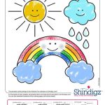 Don't Let Rainy Days Get You Down, Have A Blast With Rainbow Themed   Printable Rainbow Puzzle