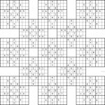 Double Harakiri Sudoku X | Super Sudoku Printable Download   Sudoku X Printable Puzzles