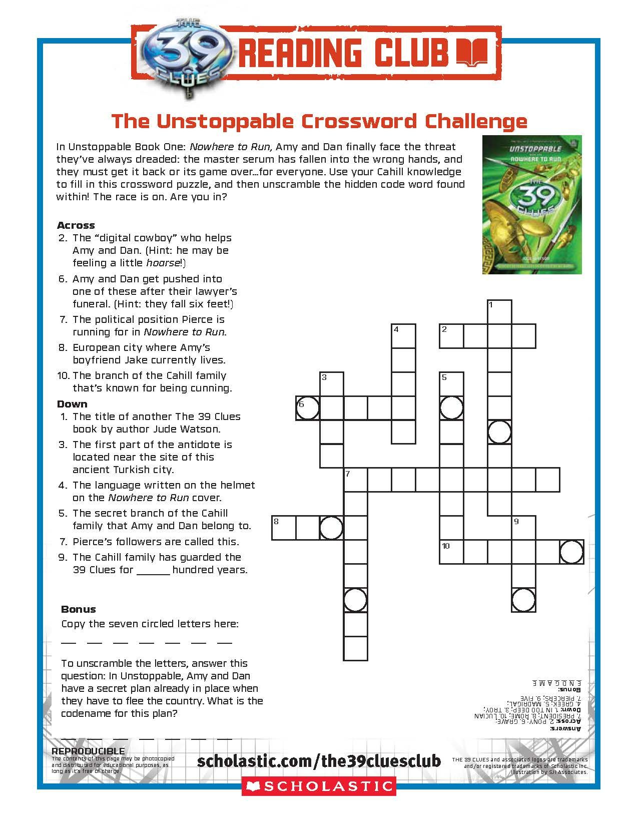 Download This Free Printable Crossword Challenge For Your The 39 - Printable Crossword Book