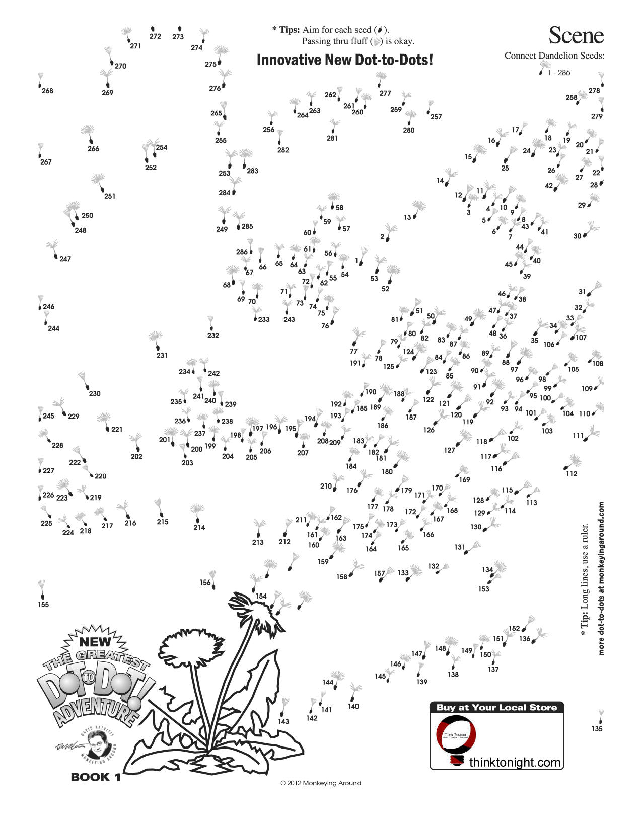 Downloadable Dot-To-Dot Puzzles - Printable Dot Puzzles