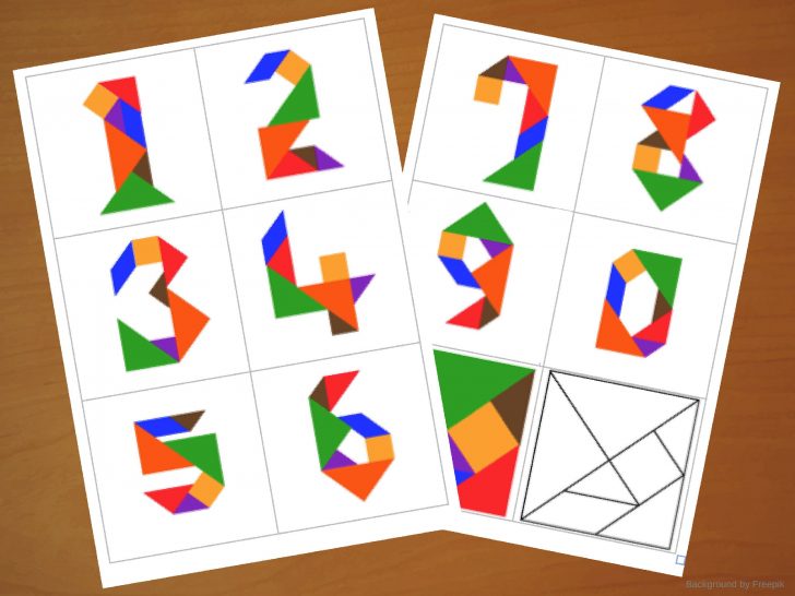 Printable Tangram Puzzle Pieces