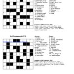 √ Printable English Crossword Puzzles With Answers   Crossword Puzzle And Answers Printable