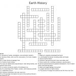 Earth History Crossword   Wordmint   Printable History Crossword Puzzle