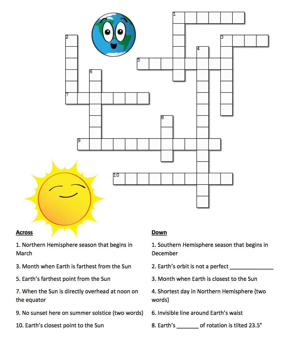 Printable Sun Crossword Printable Crossword Puzzles