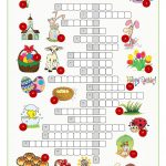 Easter Crossword Puzzle Worksheet   Free Esl Printable Worksheets   Printable Crossword Puzzles For Learning English