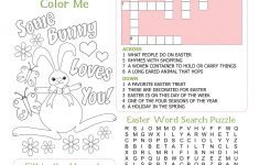 Easter Kid's Activity Sheet Free Printables Available @party – Easter Crossword Puzzle Printable Worksheets