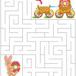 Easter Maze Puzzle | Free Printable Puzzle Games   Printable Labyrinth Puzzles