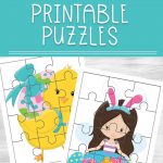 Easter Printable Puzzles   Printable Bunny Puzzle