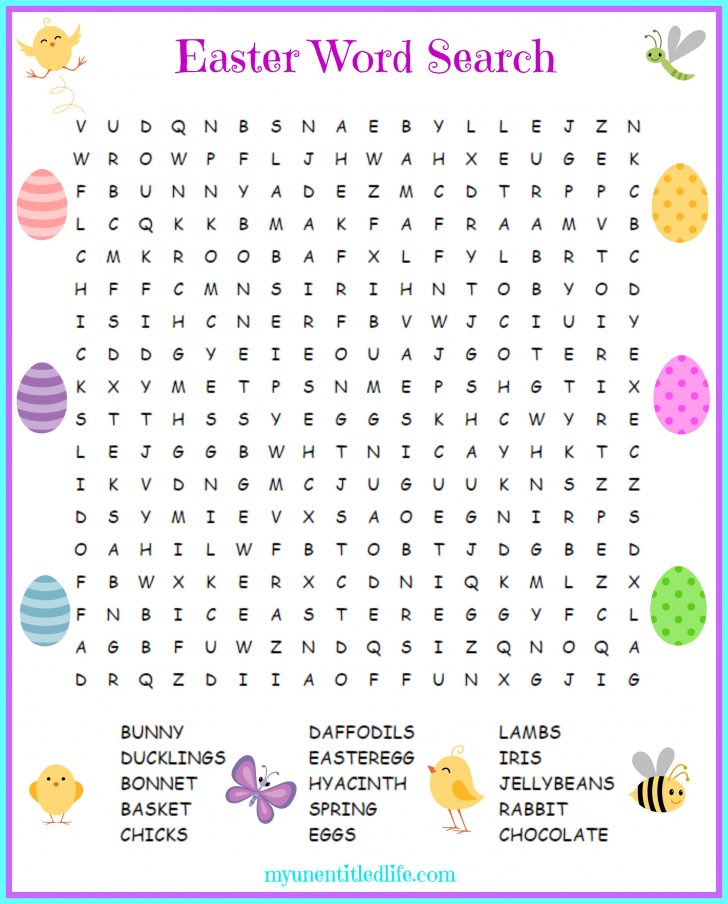 Printable Easter Puzzles