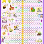 Easter:crossword Puzzle With Key Worksheet   Free Esl Printable   Printable Easter Puzzle