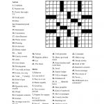 Easy Crossword Puzzle  9Dave Fisher  Puzzlesaboutcom Lonyoo   Printable Tv Crossword Puzzles