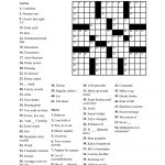 Easy Crossword Puzzles For Senior Activity | Kiddo Shelter   Simple Crossword Puzzles Printable