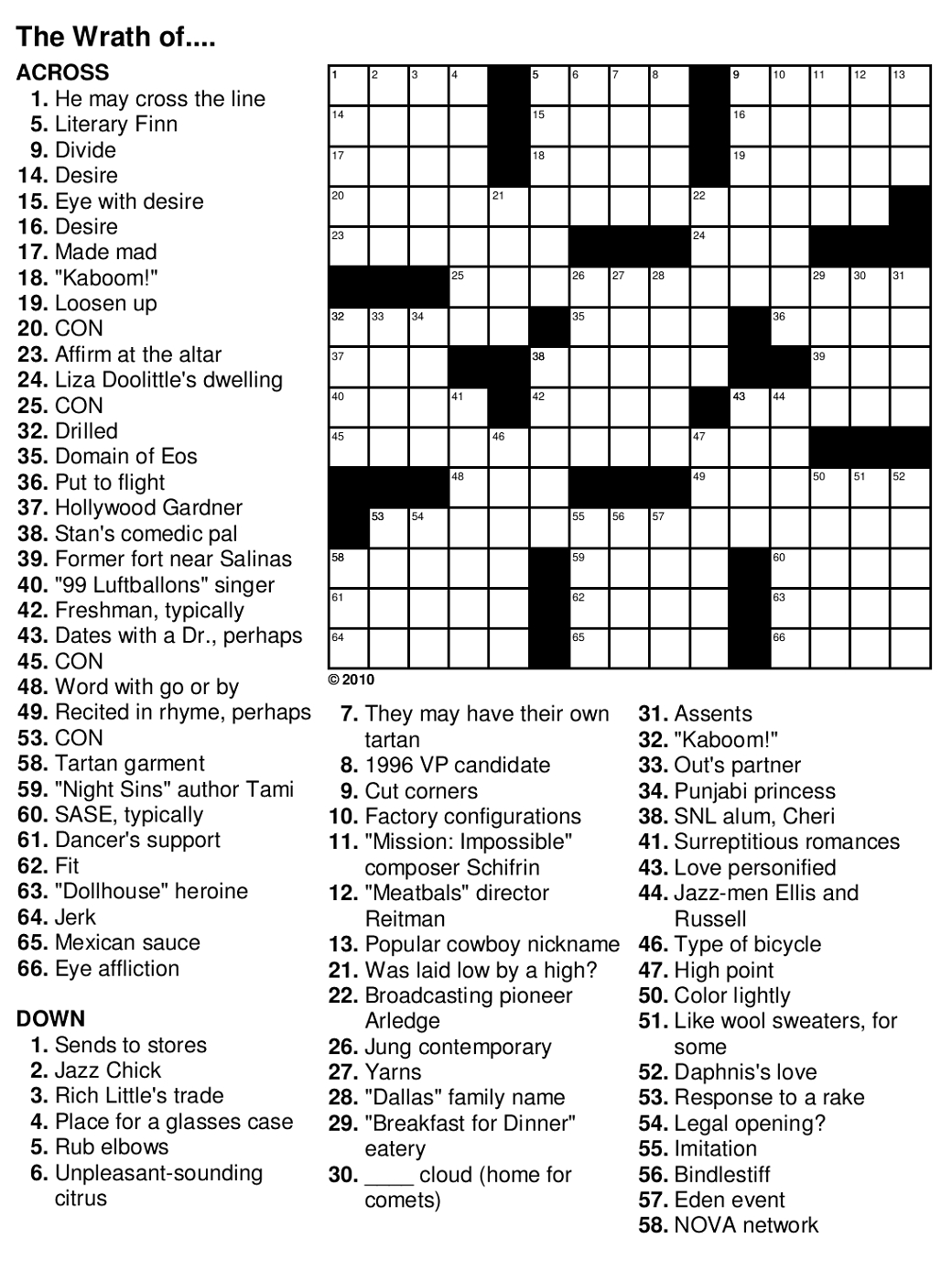 Easy Crossword Puzzles For Seniors | Activity Shelter - Printable Puzzles Seniors
