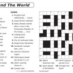 Easy Large Print Crossword Puzzles Printable Easy Crosswords To   Printable Crossword Nz