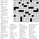Easy Printable Crossword Puzzels   Infocap Ltd.   Printable Crosswords Music