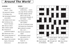 Easy Printable Crossword Puzzles | Elder Care & Dementia Care – Free – Printable Crossword Puzzles For 5Th Graders