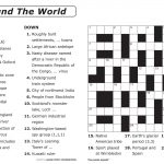 Easy Printable Crossword Puzzles | Elder Care & Dementia Care   Printable Crossword For Grade 6