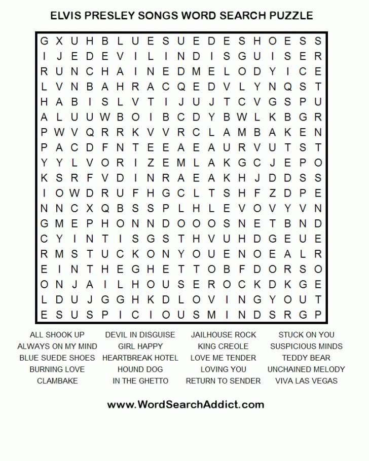 Free Printable Word Searches And Crossword Puzzles