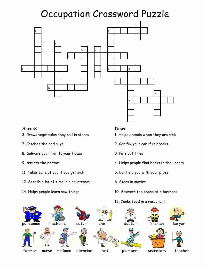 Printable Crossword Puzzles About Cars Printable Crossword Puzzles