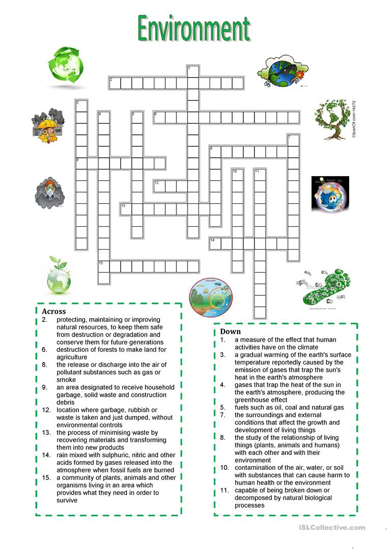 Printable English Crossword Puzzles With Answers Pdf Printable 