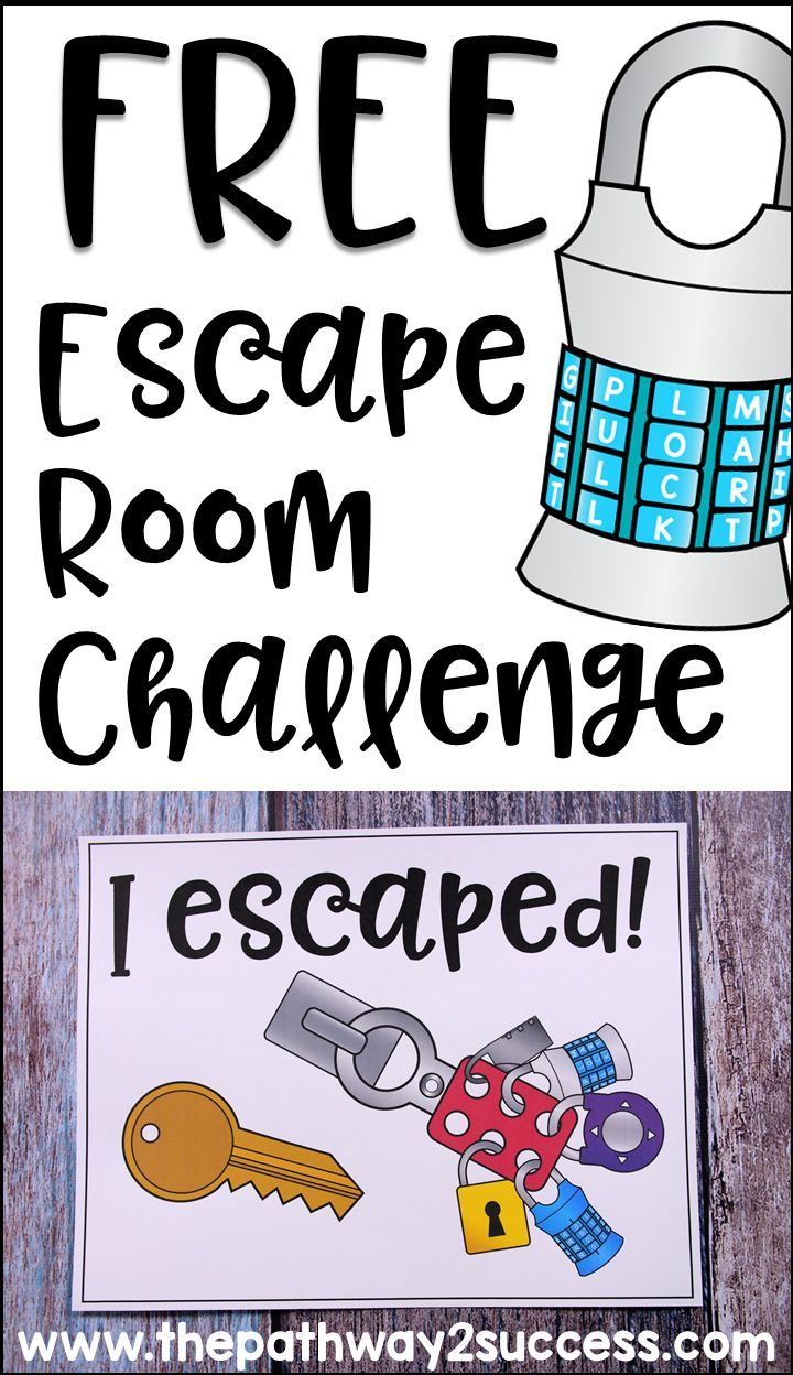 Executive Functioning Escape Room Activity | Cool Stuff From The - Printable Escape Room Puzzle