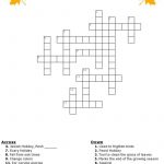 Fall Crossword Puzzle Free Printable Worksheet   Fall Crossword Puzzle Printable