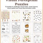 Fall Visual Perceptual Puzzles   Your Therapy Source   Free Printable Visual Puzzles
