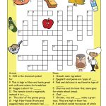Fiber Puzzle * Please Make Sure To Print The Answer Key As Well   Nutrition Printable Puzzle