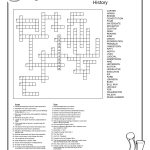 Fill Free To Save This Historical Crossword Puzzle To Your Computer   Black History Crossword Puzzle Printable