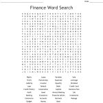 Finance Word Search   Wordmint   Printable Crossword Puzzles Business And Finance