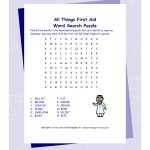 First Aid Word Search Puzzle | Printables | First Aid, Word Search   Printable Crossword Puzzle First Aid