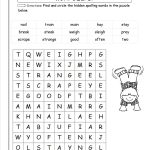 Free Back To School Worksheets And Printouts   2Nd Grade Word Search   Printable Crossword Puzzles For 2Nd Graders