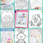 Free Easter Coloring Pages   Happiness Is Homemade   Printable Bunny Puzzle