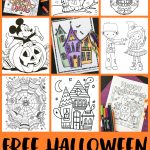 Free Halloween Coloring Pages For Adults & Kids   Happiness Is Homemade   Printable Halloween Puzzle Pages
