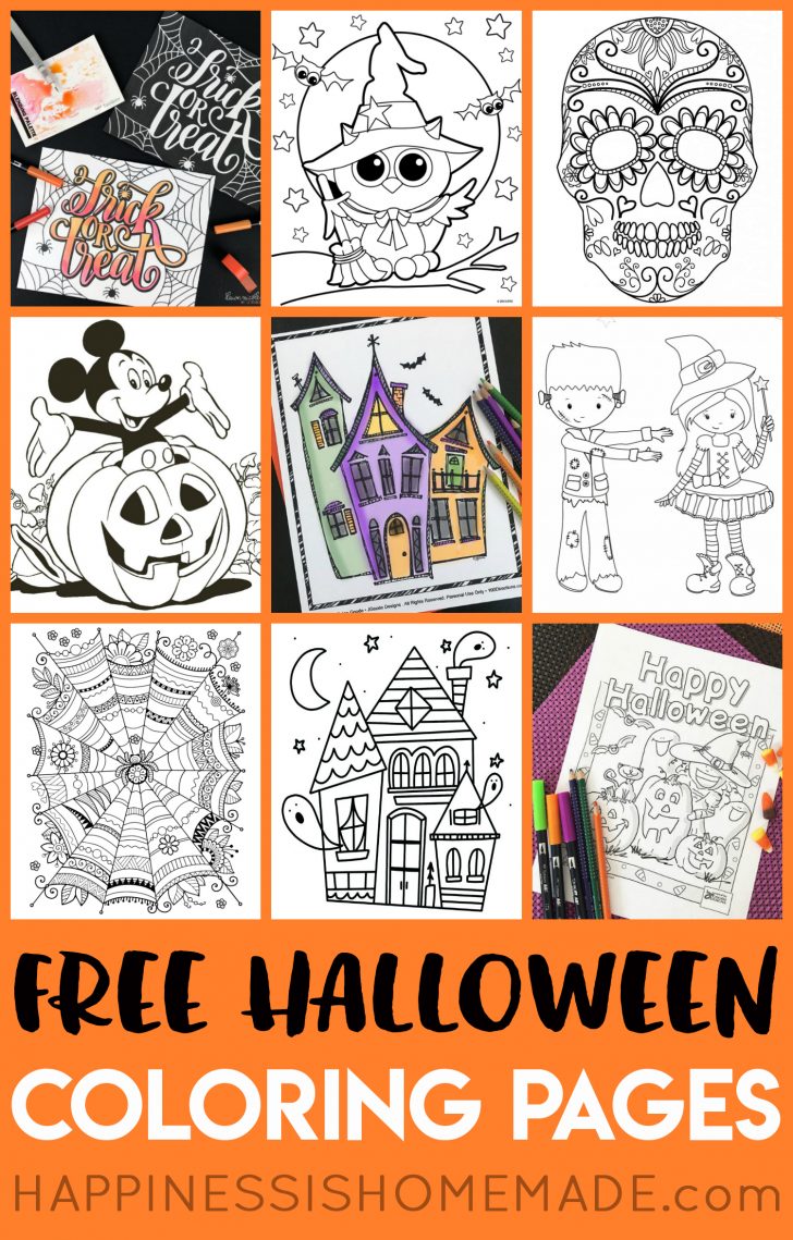Printable Halloween Puzzle Pages