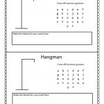 Free Hangman Template | Lessen Voor 9 Jarigen | Pinterest   Road   Printable Battleship Puzzles