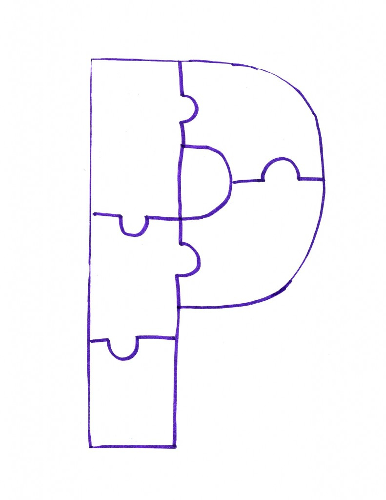 Free Letter P, Download Free Clip Art, Free Clip Art On Clipart Library - Letter P Puzzle Printable