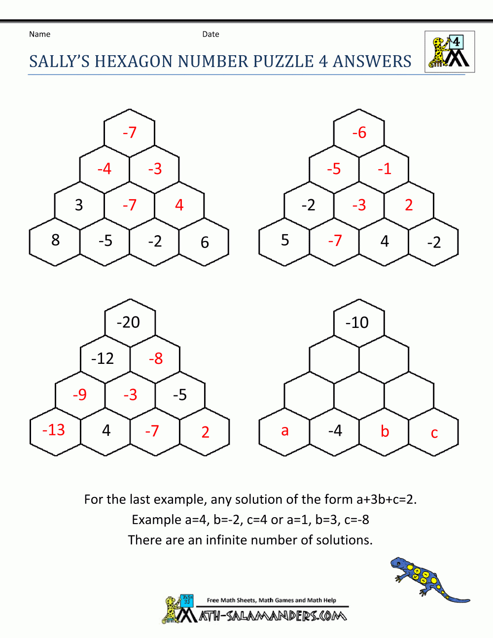 Free Math Puzzles 4Th Grade - 4Th Grade Printable Crossword Puzzles