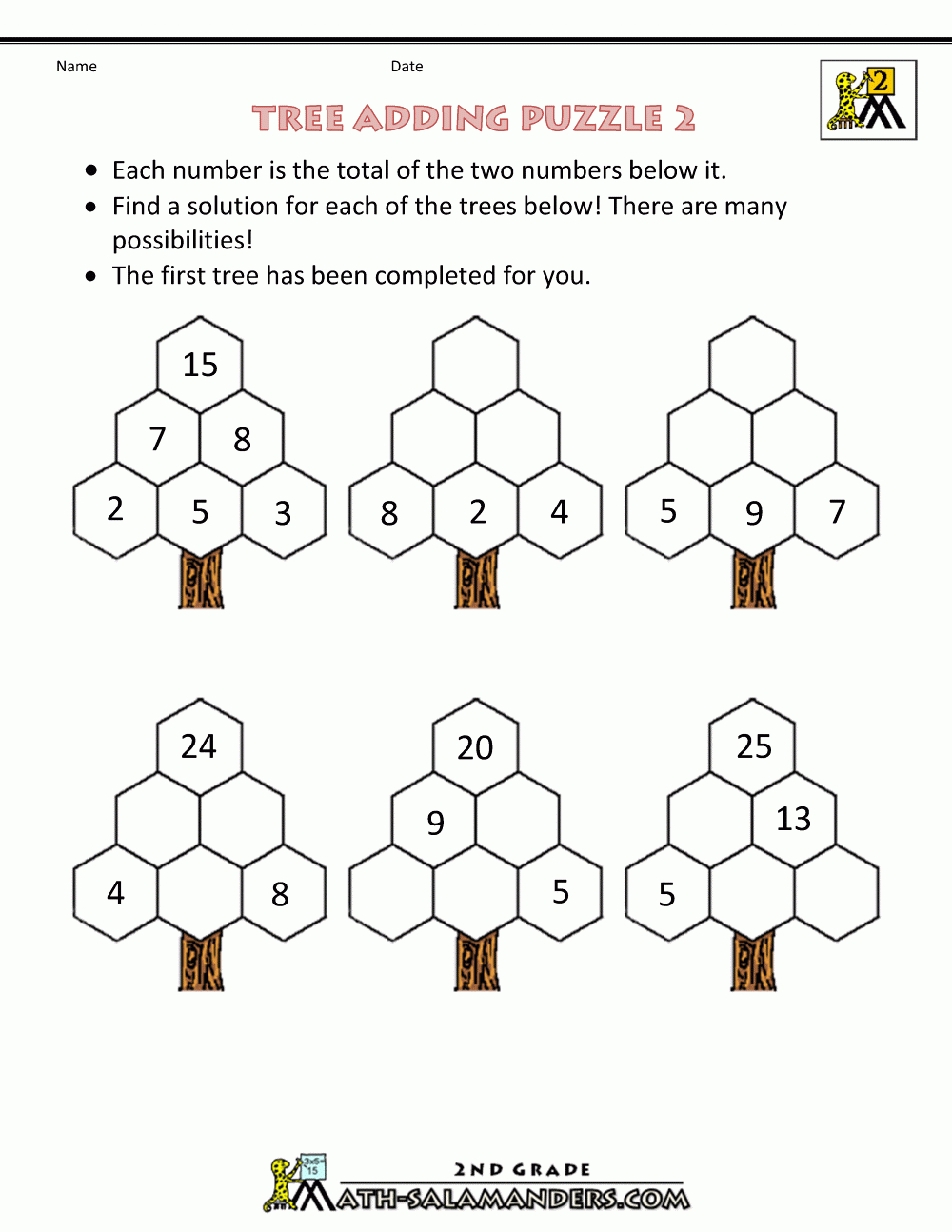 Free Math Puzzles - Addition And Subtraction - Quick Printable Puzzles