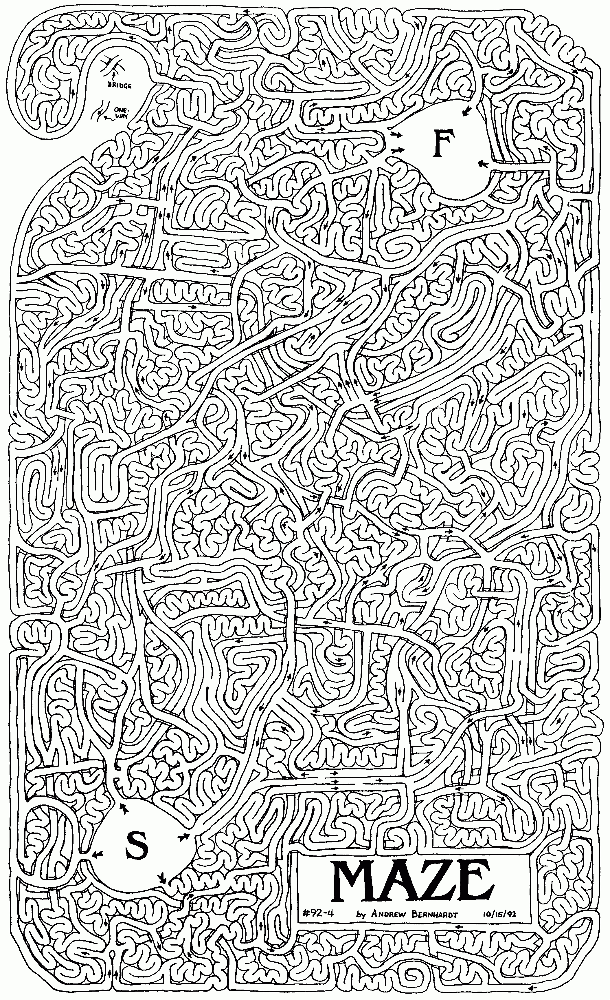 Free Mazes Printable Trials Ireland - Printable Puzzle Sheets For Adults